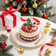Christmas Spoons, Christmas Cartoon Cutlery Set, Silicone Stainless ...