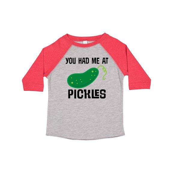 Inktastic You Had Me at Pickles Boys or Girls Toddler T-Shirt