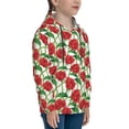 thumbnail image 3 of Lsque Rose Flowers Patten Youth Hoodie Sweatshirt Pullover with Kangaroo Pocket Boys and Girls Hoodie Warm Hoodie for Kids-Large, 3 of 6