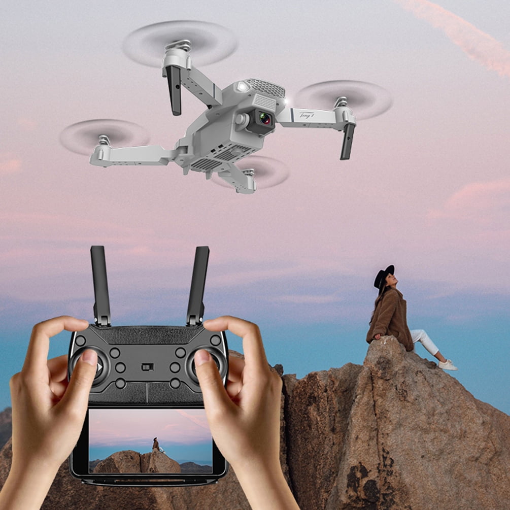 E88 Rc Drone 2 Million Pixels Camera Foldable Rc Quadcopter With Gesture Selfie Altitude Hold