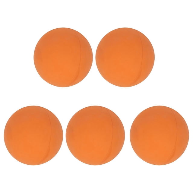 5pcs 6cm Bouncy Ball Safe Eco-Friendly Rubber Portable Hand Training Ball Wall Ball for Kids for Swimming Pools Beaches Orange