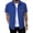 Blue, variant on Western Shirts for Men Short Sleeve Waffle Pearl Snap Shirts for Men Button Up Shirt Cowboy Casual Work Shirt Size 3XL White