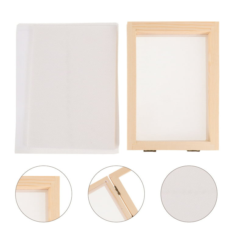 Wooden Deckle Paper Making Kits and Supplies