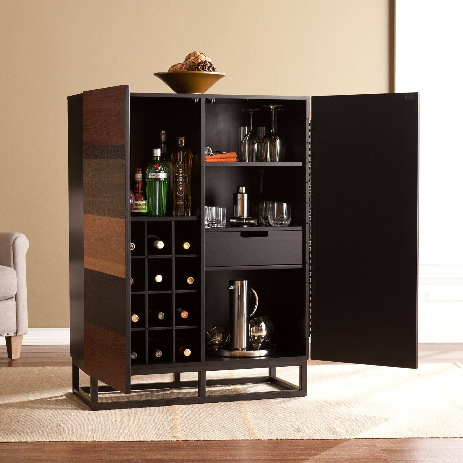 Southern enterprises harvey bar cabinet deals