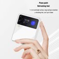 thumbnail image 3 of Allytech Galaxy Z Flip 3 5G Case, Cover for Samsung Z Flip 3 Case 2021, Ultra Thin Hard PC Anti-Scratch Shockproof Floding Case with Stylish Piano Lacquer Coating Case for Z Flip 3, White, 3 of 5