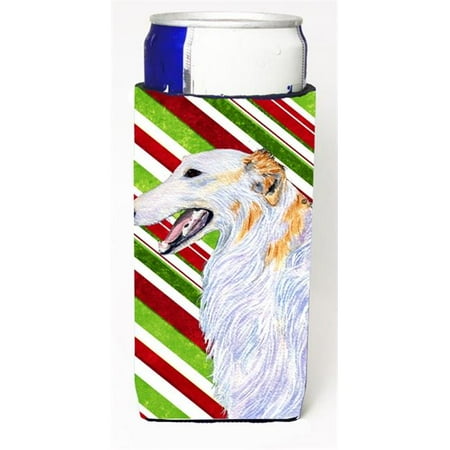 

Borzoi Candy Cane Holiday Christmas Michelob Ultra s For Slim Cans - 12 oz.