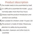 thumbnail image 2 of DIY Metal Stainless Steel Puzzle Toy Castle Model 3D Three-dimensional Game Puzzle, 2 of 4