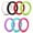 A-Silicone Set, variant on SFTING Silicone Rings Set for Women 7 Pack Braided Stackable Colorful Rubber Thin Wedding Bands Size 7
