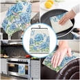 thumbnail image 5 of Summer Flowers Hydrangeas Butterflies Soft Microfiber Kitchen Towel Absorbent Clean Dish Cloth Towels Kichen Cleaning Supplies, 5 of 7