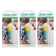 Liquid Skin Liquid Plaster Waterproof Liquid Bandage for Small Cuts, Wounds, and Cracked Skin Promotes Faster Natural Healing No Sting, Non-Burning, Safe for Kids Formula0.5 Grams Pack of 3
