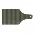thumbnail image 1 of Abstract Cutting Board, Pattern of Retro Style Squares Checkered Design Geometrical Elements, Tempered Glass Cutting and Serving Board, Wine Bottle Shape, Black Vermilion Beige, by Ambesonne, 1 of 1