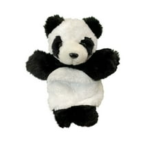 Large Size 25Cm Plush Hand Puppet Toy Panda Design Interactive Educational Tool For Toddlers Soft Stuffed Gloves For Parent-Child Play Early Learning Imagination Development*