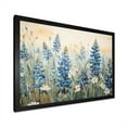 thumbnail image 2 of Designart "Simple Blue Bonnets In Meadow II" Blue Bonnets Picture Framed Wall Decor, 2 of 5