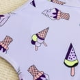 thumbnail image 6 of Gyujnb Cartoon Print Two-Piece Swimsuit, Cute Halter Tankini with Skirted Bottom (Toddler,Little Girls),3-4 Years, 6 of 8
