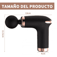 thumbnail image 2 of Pistola De Masaje Fascial Con 8 Boquillas Y 6 Velocidades NEGRO LINEAS DORADAS, 2 of 5