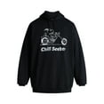 thumbnail image 5 of Snoopy Chill Seeker Men's & Big Men's Graphic Hooded Sweatshirt with Long Sleeves, Sizes S-3XL, 5 of 5