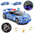thumbnail image 6 of Light-Up Toy Cars For Kids Toddlers Boys Girls Age 2 3 4-6 Year Old 360° Rotation Car Electric Car With Bright Flashing 4D, 6 of 6