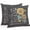 Yellow Black, variant on Black Geometric Lumbar Pillow Covers 20x12 Inch Set of 2, Greek Key Design Abstract Modern Art Waterproof Outdoor Pillow Covers, Decorative Cushion Pillowcases for Couch, Sofa, Bed, Garden, Patio