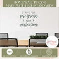 thumbnail image 3 of Wall Art Quotes Decal Progress Not Perfection Inspirational School Stickers 23x20-Inch Storm Gray, 3 of 7