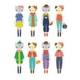 thumbnail image 4 of Cat Fashion Magnetic Figures, (Hardcover), 4 of 5