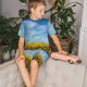 thumbnail image 4 of Fotbe Blooming Sunflower Field Pijama Estampada de 2 Piezas para Niños – Ropa de Dormir de Manga Corta Cómoda para Niños y Niñas, Camiseta y Shorts de Algodón-XX-Large, 4 of 6