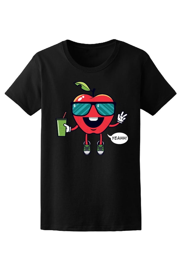 Apple Hipster T-Shirt Men -Image by Shutterstock, Male Large
