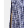 thumbnail image 4 of No Boundaries Woven Plaid Tiered Maxi Skirt, Women's, 4 of 5
