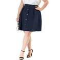 thumbnail image 5 of Agnes Orinda Women's Plus Size Skirt Casual a Line Elastic Waist Flare Skirts, 5 of 6