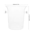 thumbnail image 2 of AURARMLET Cubeta De Hielo De Acrílico Transparente Con Asa Para Bebidas En Fiesta, 2 of 8