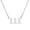 1, variant on Guodhu Angel Number Necklace, Silver Plated Stainless Steel Dainty 111~999 Pendants Choker Necklace for Women Numerology Minimalist Jewelry