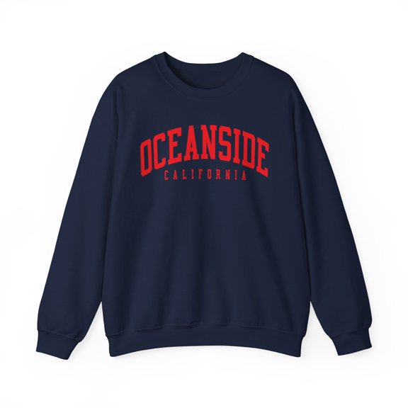 Oceanside Ca California Sweatshirt Gifts Crew Neck Shirt Long Sleeve Unisex