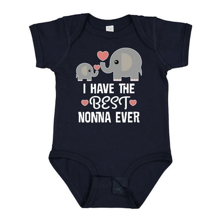 

Inktastic Best Nonna Ever Grandchild Gift Baby Boy or Baby Girl Bodysuit