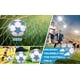 thumbnail image 2 of Balón de fútbol Advancent cubierta luminosa de PU tamaño 5 blanco, 2 of 6