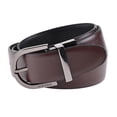 thumbnail image 2 of Hickok cinturón reversible de piel genuina para hombre 34 mm negro café modelo, 2 of 5