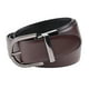 thumbnail image 2 of Hickok cinturón reversible de piel genuina para hombre 34 mm negro café modelo, 2 of 5