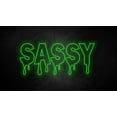 thumbnail image 4 of HandmadetneonsignDripping Sassy Led Sign, Sassy Neon Sign, Wall Decor, Home Decor, 4 of 5