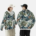 thumbnail image 6 of Balery Hawaiian Style Men's Women's UPF 50+ Sun Protection Lightweight Hoodie Performance Long Sleeve Shirt for Fishing Running-Small, 6 of 9