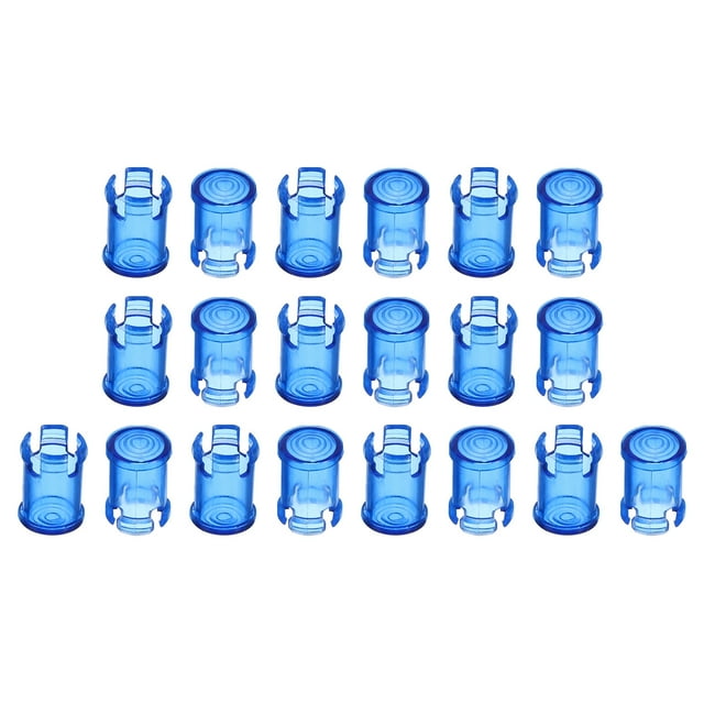 Unique Bargains 5mm LED Lamp Socket Light Emitting Diode Holder Cap, 20 Pack Blue