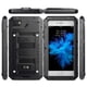 thumbnail image 2 of For iPhone SE 2022 / SE 2020 / 8 / 7 Metal + Silicone Phone Case with Screen Protector(Black), 2 of 4