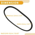 thumbnail image 4 of Correa de Transmisión V-Belt Única para Honda PES125R, Honda S-Wing PS125, Honda NES150, Honda FES125, 4 of 7