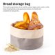 thumbnail image 3 of Billuyoard Cesta de pan de algodón Bolsa de pan lavable Bolsa de almacenamiento de pan Bolsa de alimentos Bolsa de algodón duradera Soporte de Organizadores de utensilios de cocina Billuyoard HA015018-00, 3 of 5
