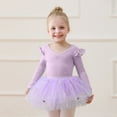 thumbnail image 2 of Boys Sweatsuit Size 10 Long Sleeve Ballet Leotard for With Detachable Tutu Skirt Dance Gymnastics Performance Elegant Twirl Outfit for Recital Practice and, 2 of 4
