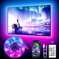 thumbnail image 1 of TV LED Backlight,11.4ft TV LED Lights for 32-55 Inch,TV Backlight,RGB LED Lights for TV with Remote,Music Sync Bluetooth APP Control TV LED Strip Lights USB Powered for Bedroom, 1 of 6