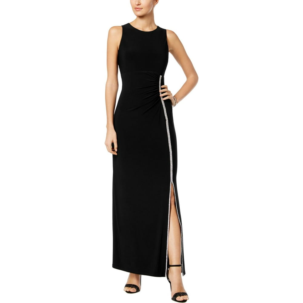 MSK MSK Womens Sleeveless Embellished Evening Dress