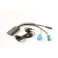 thumbnail image 2 of Zyutaosan Bluetooth 5.0 Car Kit Microphone Handsfree 8 6 Pin Mini Iso Plug Cable Adapter For Renault 2005-2011 Updatelist Radio Stereo Audio Aux In, 2 of 5