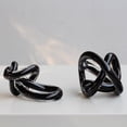 thumbnail image 3 of Glass Art Knots Decors Hand Blown Glass Knots Sculptures Glass Knotted Figurine, 3 of 10