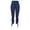 Dark Blue, variant on Maean Crop Pants for Women Summer Casual Slim Elastic Waist Pleated Ankle Cutout Leggings with Pockets