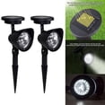 thumbnail image 2 of Lampara De Pared Focos solares Césped al aire libre 4LED Energía Paisaje Jardín Camino Lámparas 2pcs Likrtyny Para estrenar, 2 of 8