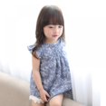 thumbnail image 5 of Xinhuaya Baby Kids Girl Dresses Clothes Baby Cotton Small Leaves Sleeveless Princess Dress, 5 of 7