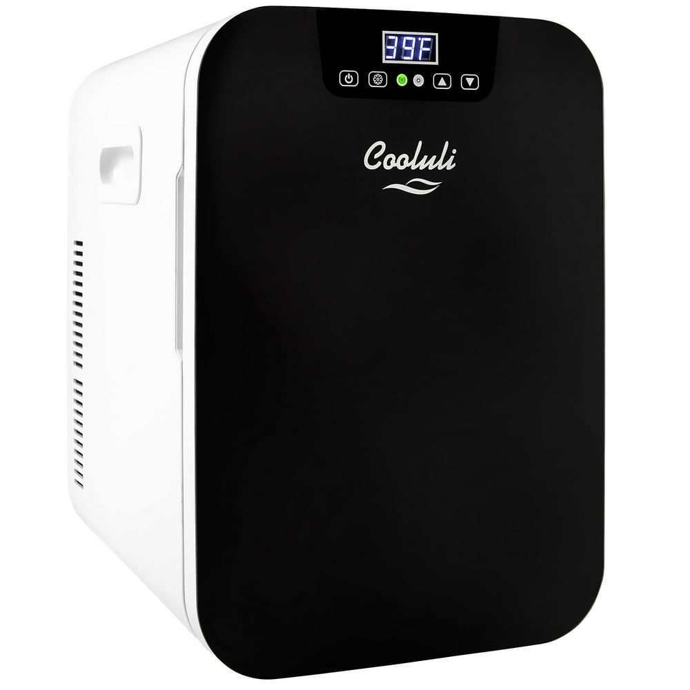 Cooluli Concord 20Liter Portable Cooler/Warmer Mini Fridge, Black
